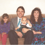 1990 terry & leighann haynes with lindsey and alysa